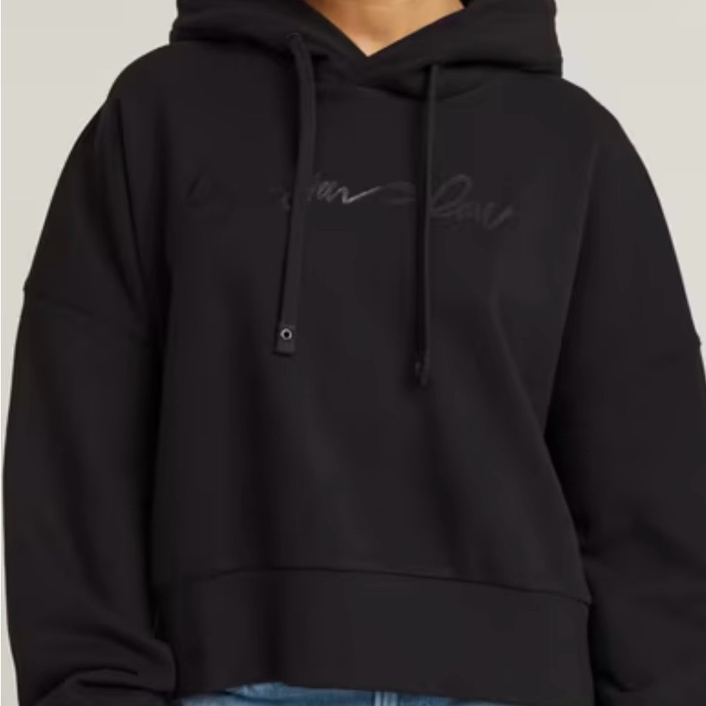 G-Script Oversized Hooded Sweater